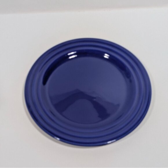 Pier 1 New Essentials Azure Blue Brazil Ironstone 11" Dinner Plate - Picture 1 of 7
